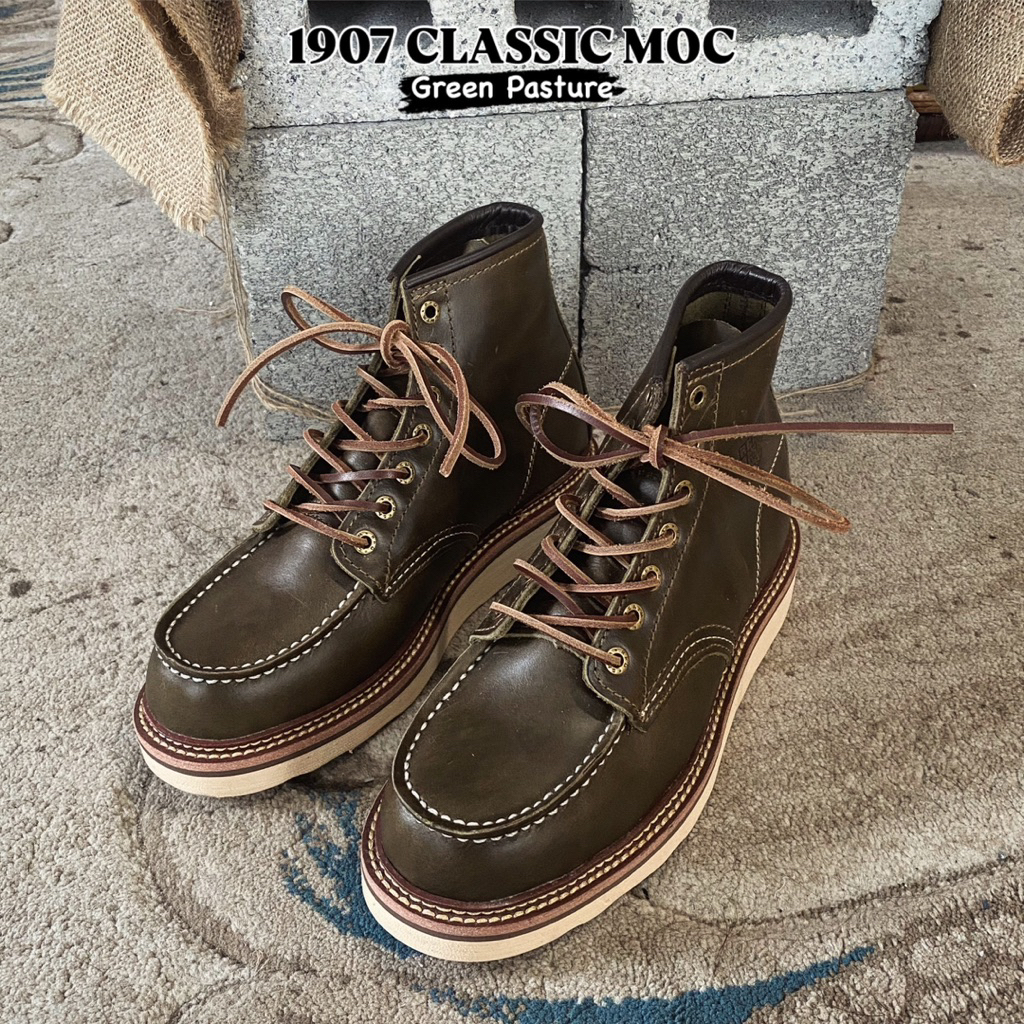 Giày Boots Classic Moctoe Green Pasture độc bản limited edition