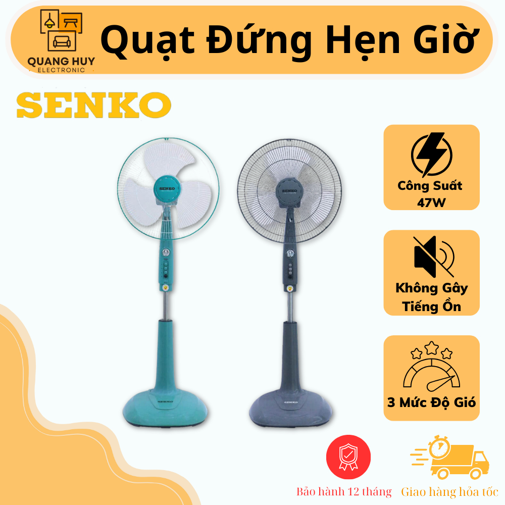 Quạt Đứng Hẹn Giờ SENKO DH1600 ( Có hẹn giờ)- Chính Hãng