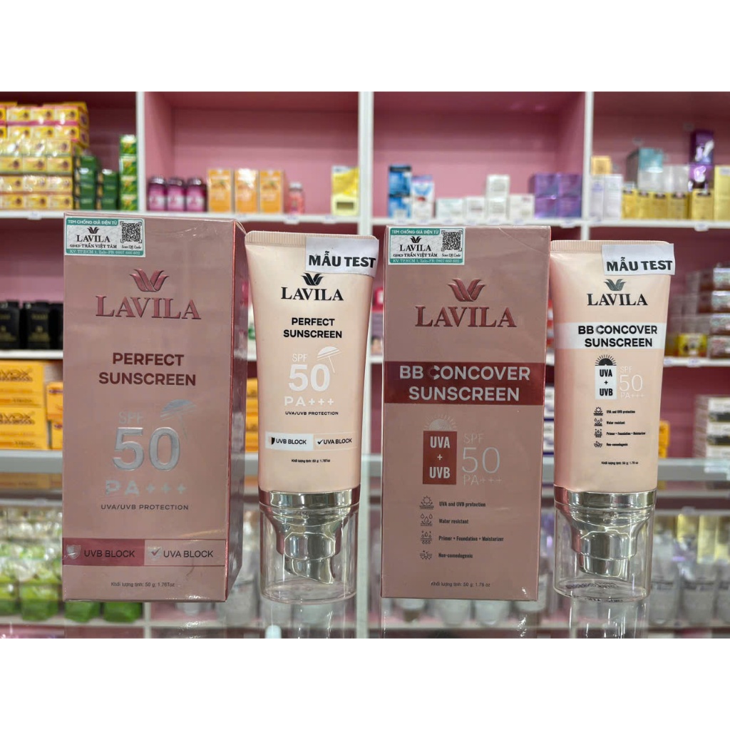 Kem chống nắng LAVILA HỒNG