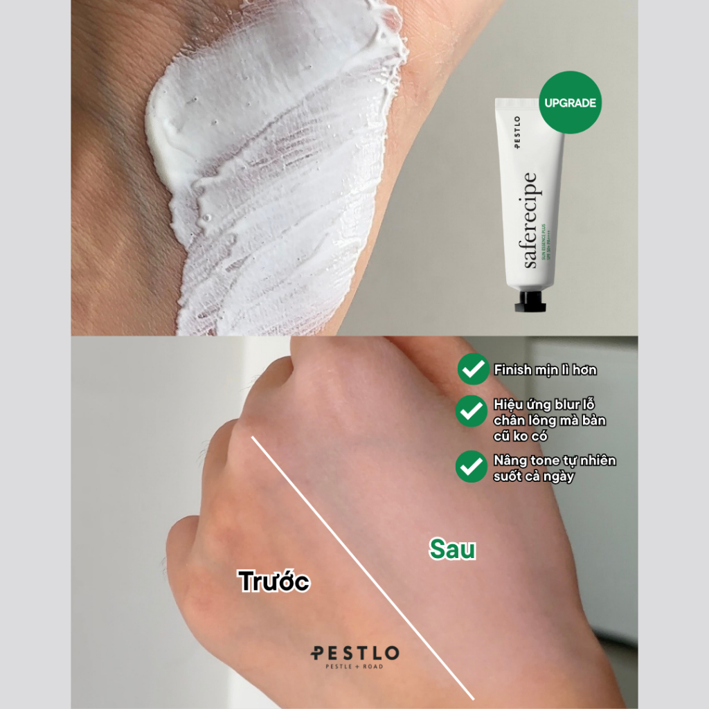 [BẢN VẬT LÝ - DA DẦU] Kem chống nắng PESTLO Saferecipe Sun Essence Plus SPF50+ PA++++ 50ml | BigBuy360 - bigbuy360.vn