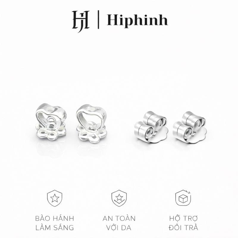 Chốt ren và chốt thường dành riêng cho khuyên tai nhà Hiphinh chất liệu bạc 925 Hiphinh Jewelry