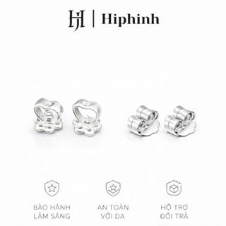 Chốt ren và chốt thường dành riêng cho khuyên tai nhà Hiphinh chất liệu bạc 925 Hiphinh Jewelry