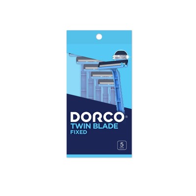 [HÀNG TẶNG KHÔNG BÁN] DORCO TWIN BLADE FIXED - TD706SB-5P - Túi Gồm 5 Dao Cạo Tiện Lợi