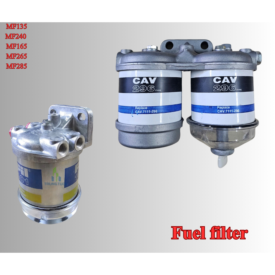 Lọc Nhiên Liệu MF135 MF240 MF165 MF265 MF285 CAV 296 FIL101 – Lọc Dầu Diesel Máy Cày