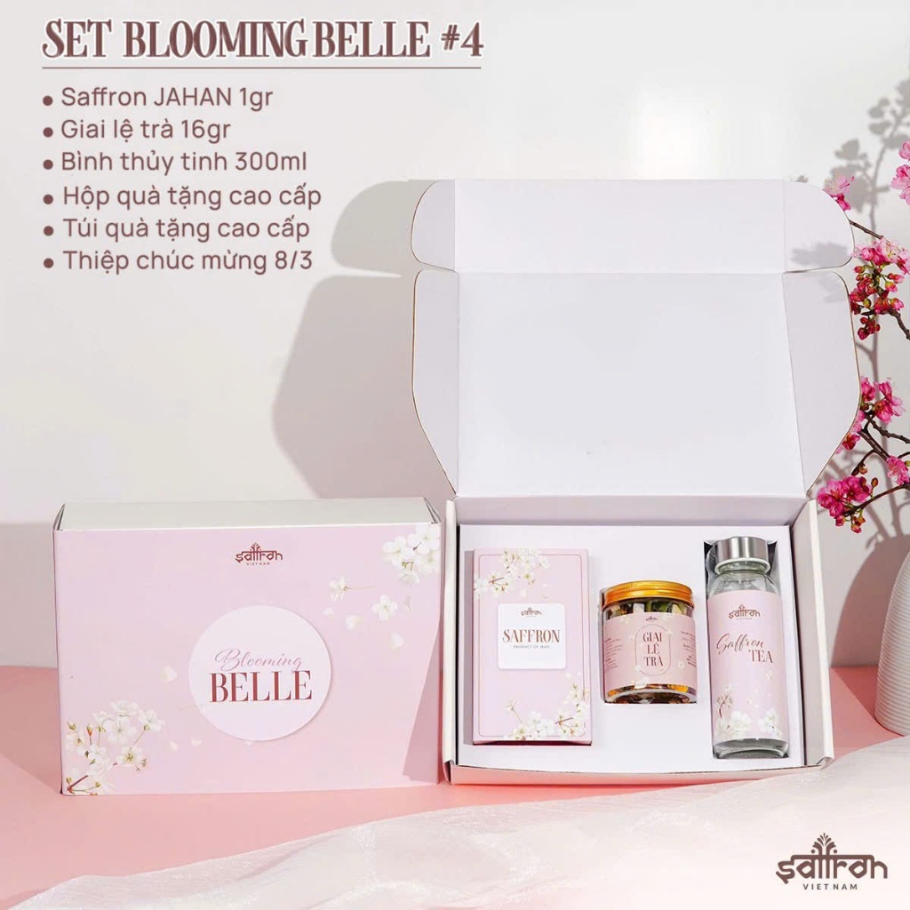 Set quà  tặng nhuỵ hoa nghê tây   thương hiệu Saffron Việt Nam