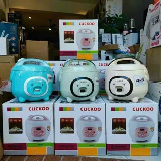 Nồi Cơm Điện CUCKOO ( MÀU NGẪU NHIÊN ) Dung Tích 1L- 1,2L-1,8L  Nắp Gài Hình Lợn Lòng Nồi Tráng Men Siêu Chống Dính