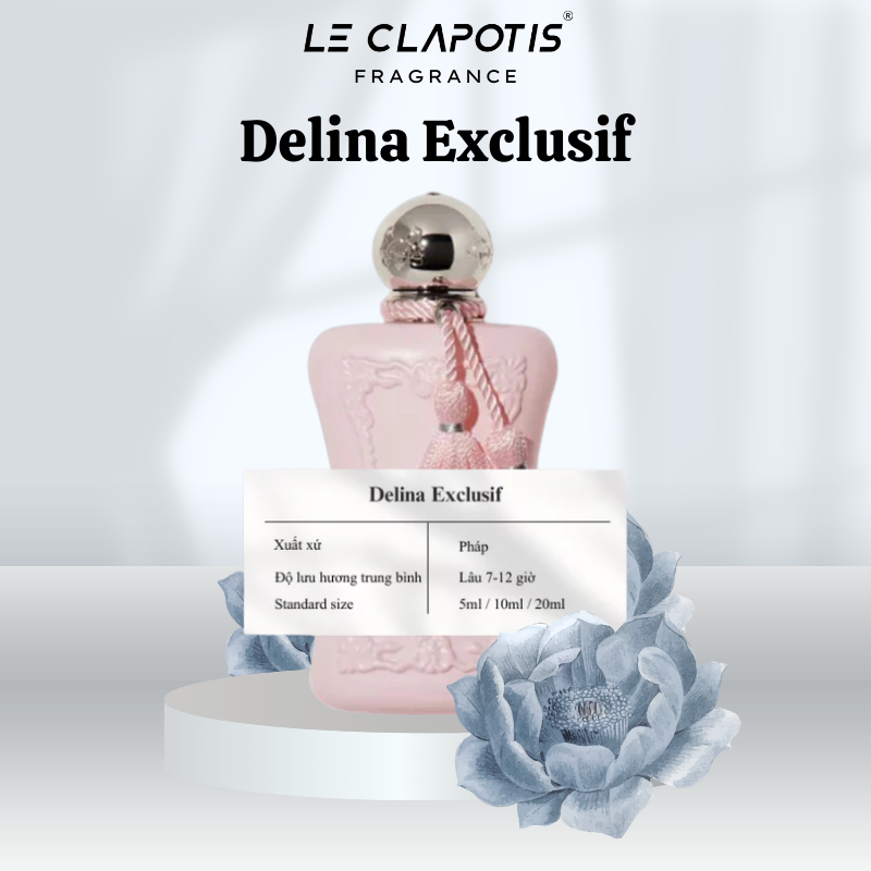Nước Hoa Delina Chính Hãng Lưu Hương Cực Lâu Hương Thơm Nhẹ Nhàng Tinh Tế