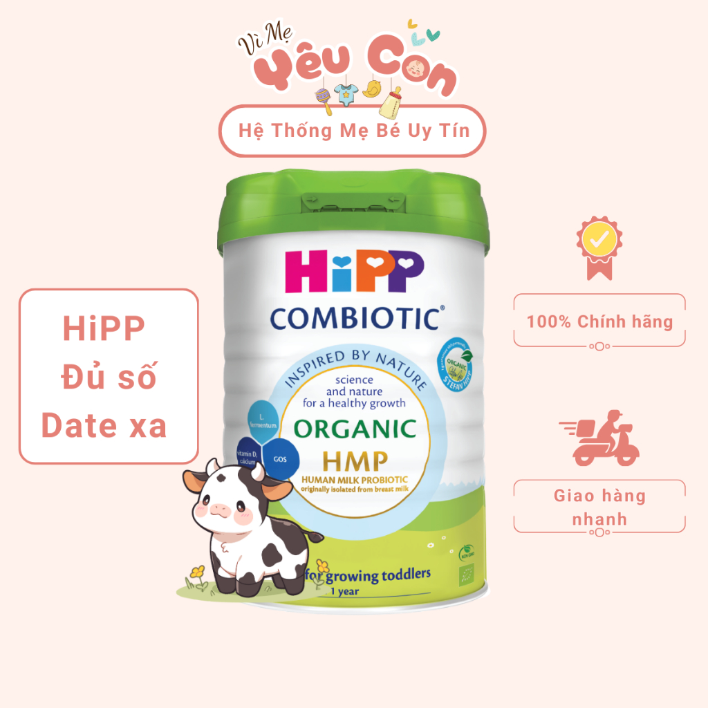Sữa Công Thức Tăng Trưởng HiPP Organic Combiotic - HiPP Dê - Đủ số - Chính hãng 100%