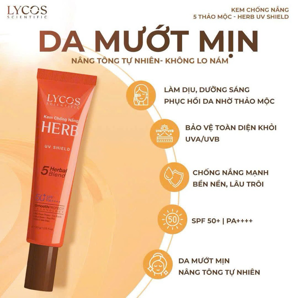 kem chống nắng Lycos