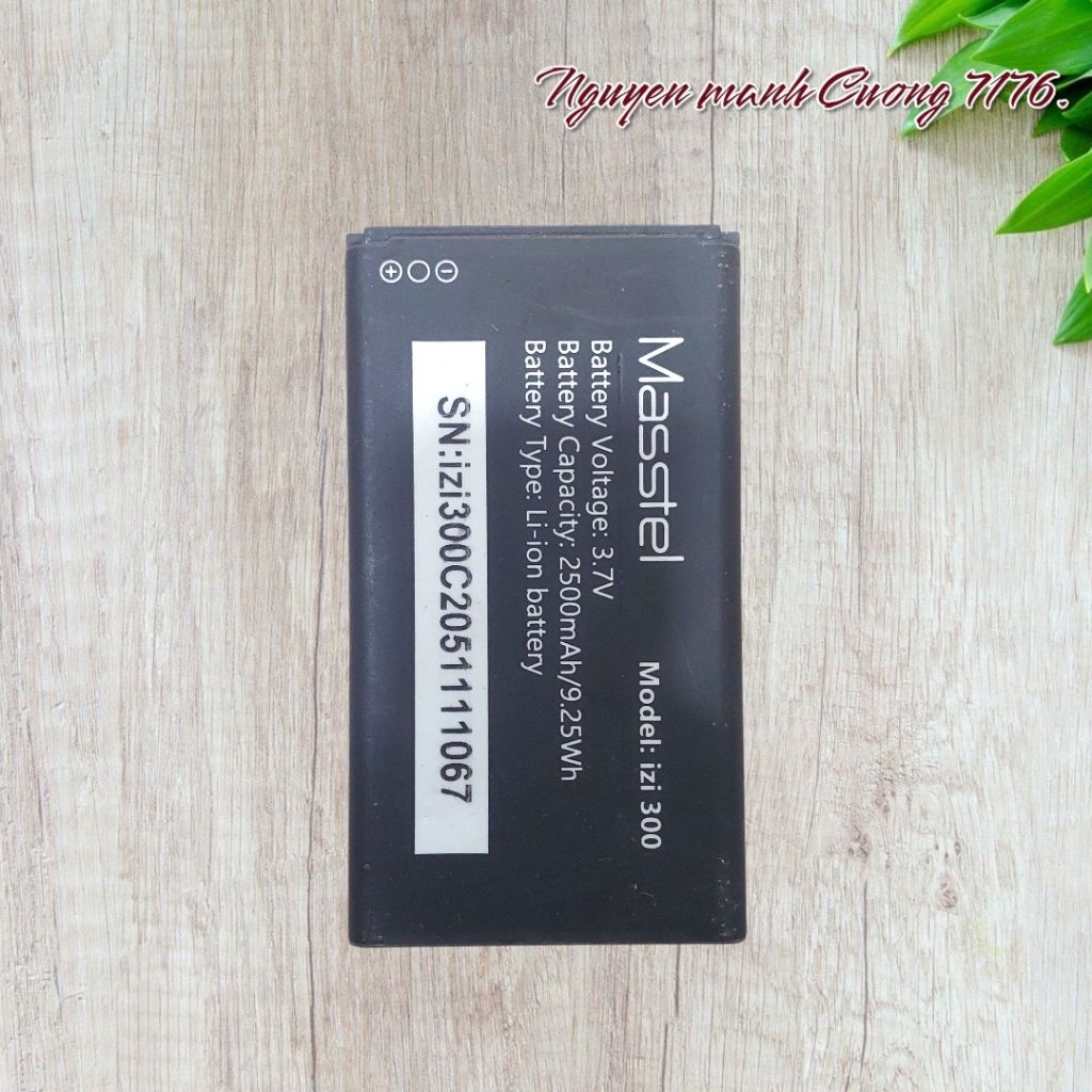 Pin Masstel izi 300 Bóc Máy Chính Hãng Đã Qua Sử Dụng Hoạt Động Tốt