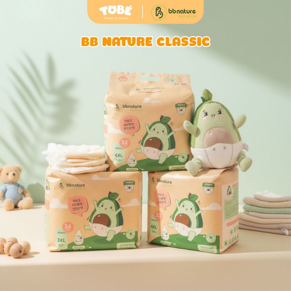 Bỉm BB NATURE CLASSIC / COMBO 2 BỊCH Bỉm BB Nature Classic Deal không quà