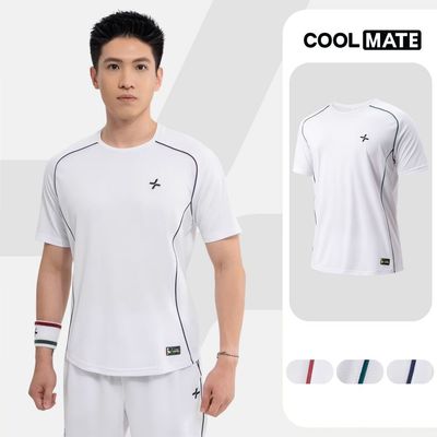 [MUA 2 GIẢM 5%]Áo thun thể thao nam Tennis, Typti, Pickleball Driveshot Essentials Nhanh khô Thoáng khí Coolmate