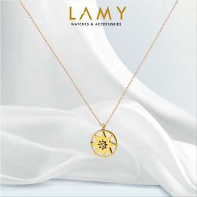 Dây chuyền nữ LAMY Sunburst Pendant Necklace Gold 6101