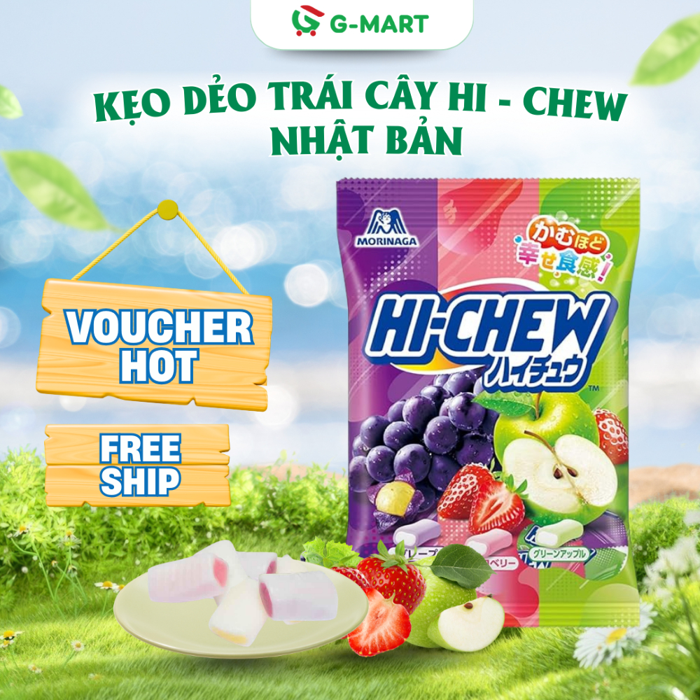 Kẹo Dẻo Mềm Vị Trái Cây HI-CHEW MORINAGA Nhật Bản GMART STORE VN