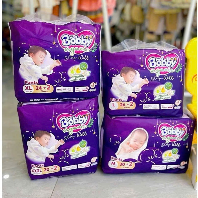 TÃ/BỈM QUẦN BOBBY OGRANIC BAN ĐÊM FULL SIZE M-XXL
