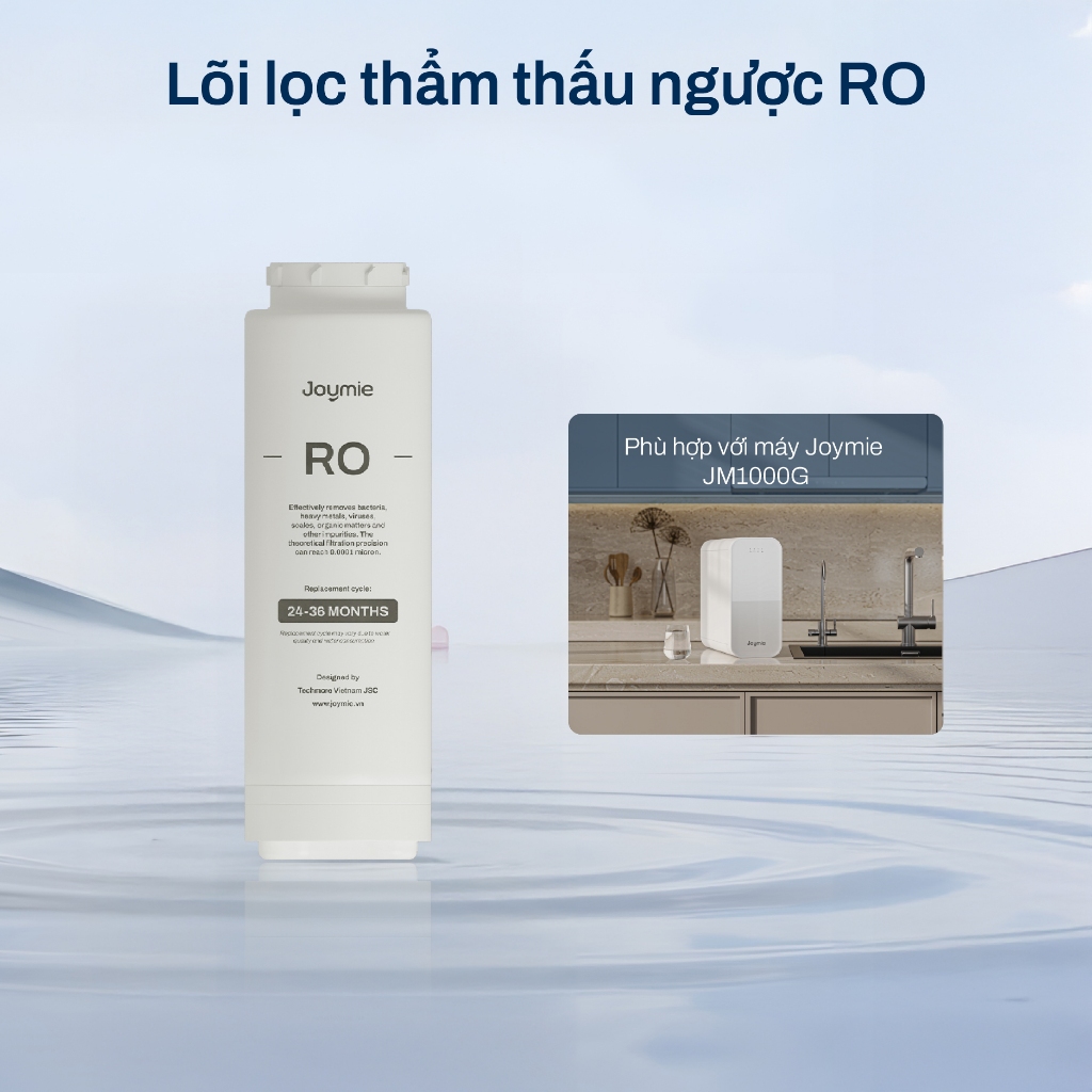 Lõi lọc RO tương thích với Máy lọc nước Joymie JM1000G