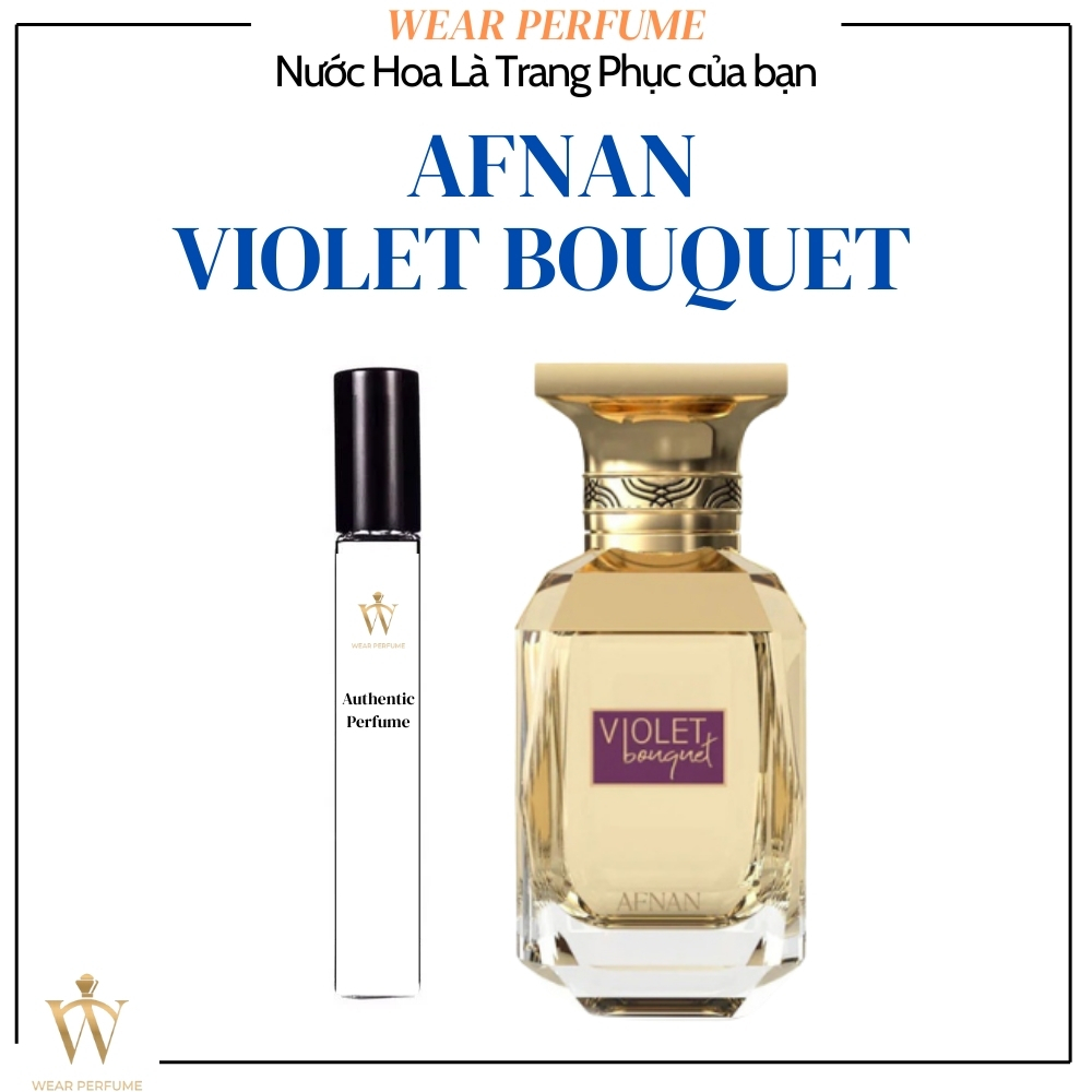 Fullsize 80ML - Nước hoa nữ Afnan Violet Bouquet - Wear Perfume