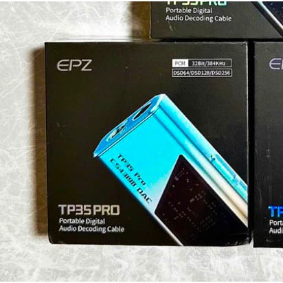 Thiết bị giải mã DAC/AMP/Soundcard Gaming EPZ TP35 Pro, Đầu ra: 3.5mm và 4.4mm, kích âm thanh