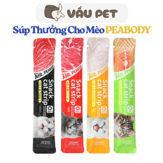 COMBO 100 Thanh Súp Thưởng Cho Mèo PEABODY 15g Thơm Ngon Bổ Dưỡng