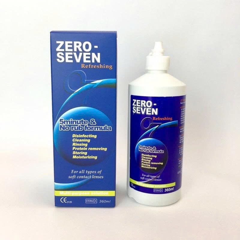 Nước nhỏ và ngâm lens 360ml Zero Seven