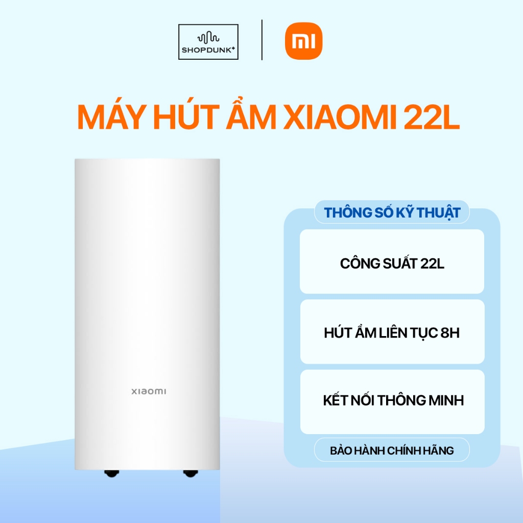 Máy Hút Ẩm Xiaomi Smart Dehumidifier 22L Chính Hãng