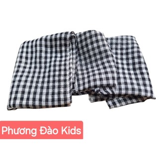 Khăn Rằn Trẻ Em Sọc Trắng Đen, Khăn Quàng Cổ Cotton Mềm Mại Thoáng Mát Cho Bé - Phương Đào Kids