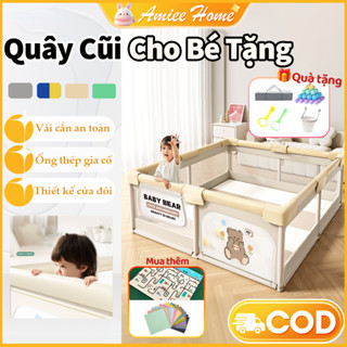 Quây bóng cho bé, 2025mới, nhà bóng bé, Chất liệu an toàn, Giữ em bé của bạn an toàn, Thép cốt thép