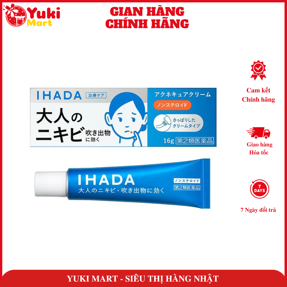 Kem giảm Mụn, ngừa thâm mụn Ihada Nhật Bản