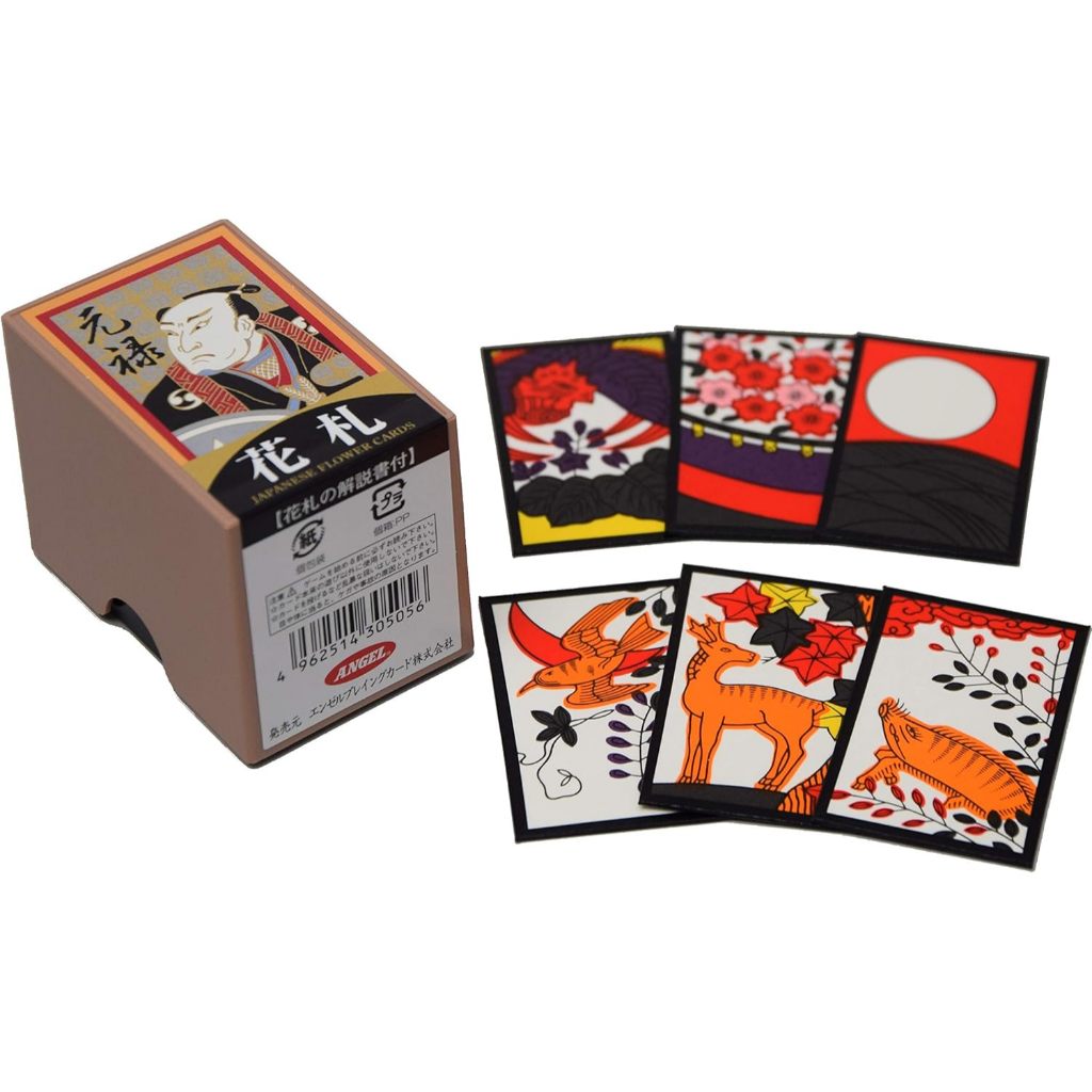 Genroku Hanafuda Cards, Authentic Backed, Japanese Playing Cards, Genroku (Japan Import), 48 Cards, 