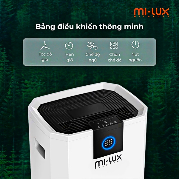 Máy Hút Ẩm Thông Minh MILUXURY MD60