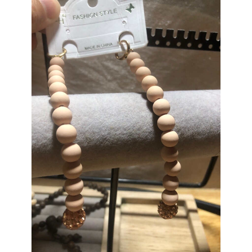 <Andy Shop>Móc khoá hạt Trang trí ốp điện thoại cá tính