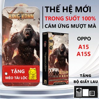 Kính cường lực chiến binh OPPO A15/ A15S nano siêu mượt, hạn chế vân tay-Pancase