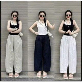 Quần Baggy (cho nấm ) dài 85cm TitiStore95 vải kaki mềm cao cấp cạp cao chun sau có túi ms 70