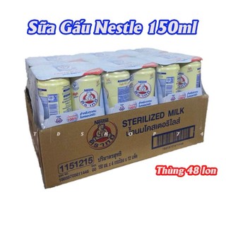 nguyên thùng 48 lon cao sữa Nestle Thái lan 150ml hàng chính hãng (150ml)