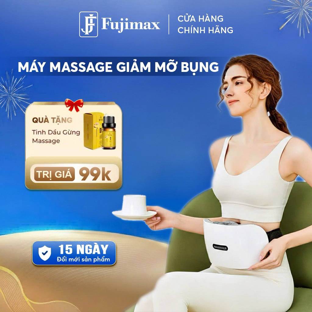 Máy Massage Bụng TQ-109, Máy Giảm Mỡ Bụng, Đai Massage Giảm Mỡ Bụng Tích Hợp Xoay Đá Nóng Kết hợp Làm Nóng Hồng Ngoại