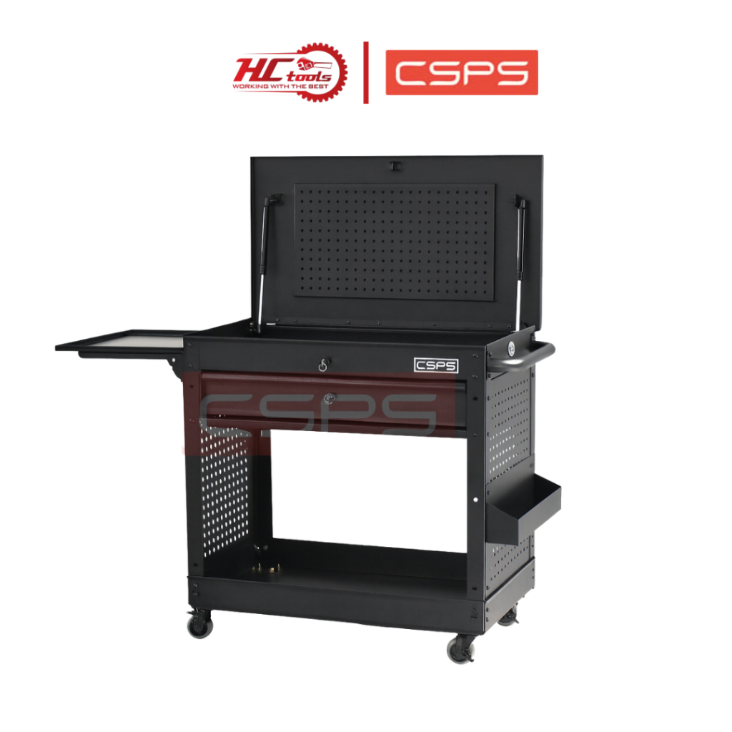 Xe đẩy đựng đồ nghề CSPS 79cm 1 ngăn màu đen sơn tĩnh điện VNUC07901BB4 - HCTools VN