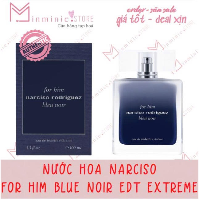 Nước hoa Narciso Blue Noir For Him EDT Extreme