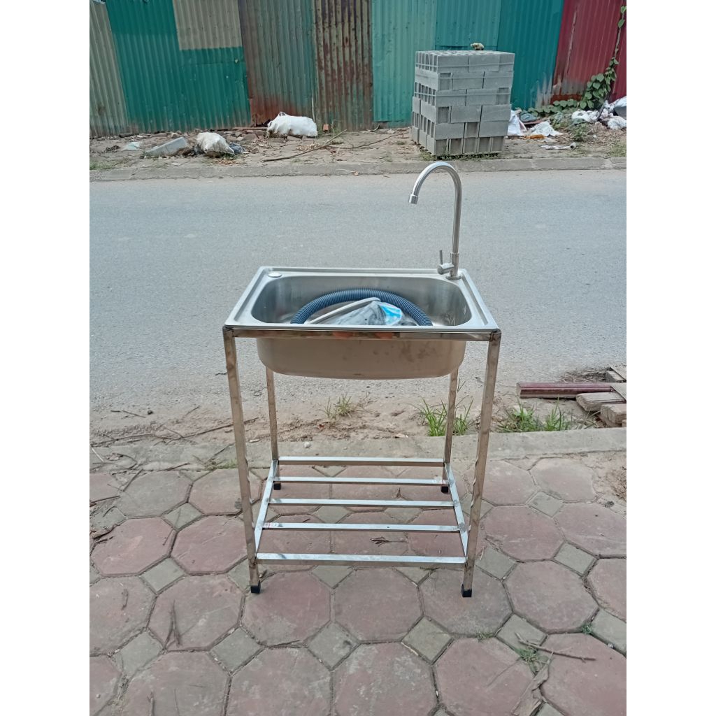 ✨ CHẬU RỬA INOX DAINAM 40*50cm ( khung đỡ inox )