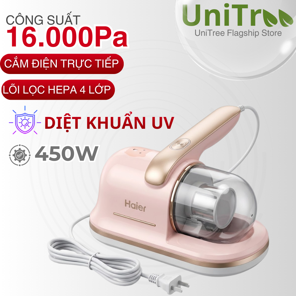 Máy Hút Bụi Cầm Tay 5in1 Lực Hút 12.000Pa Bộ Lọc HEPA Kết Hợp Hút Bụi Ga Giường Nệm