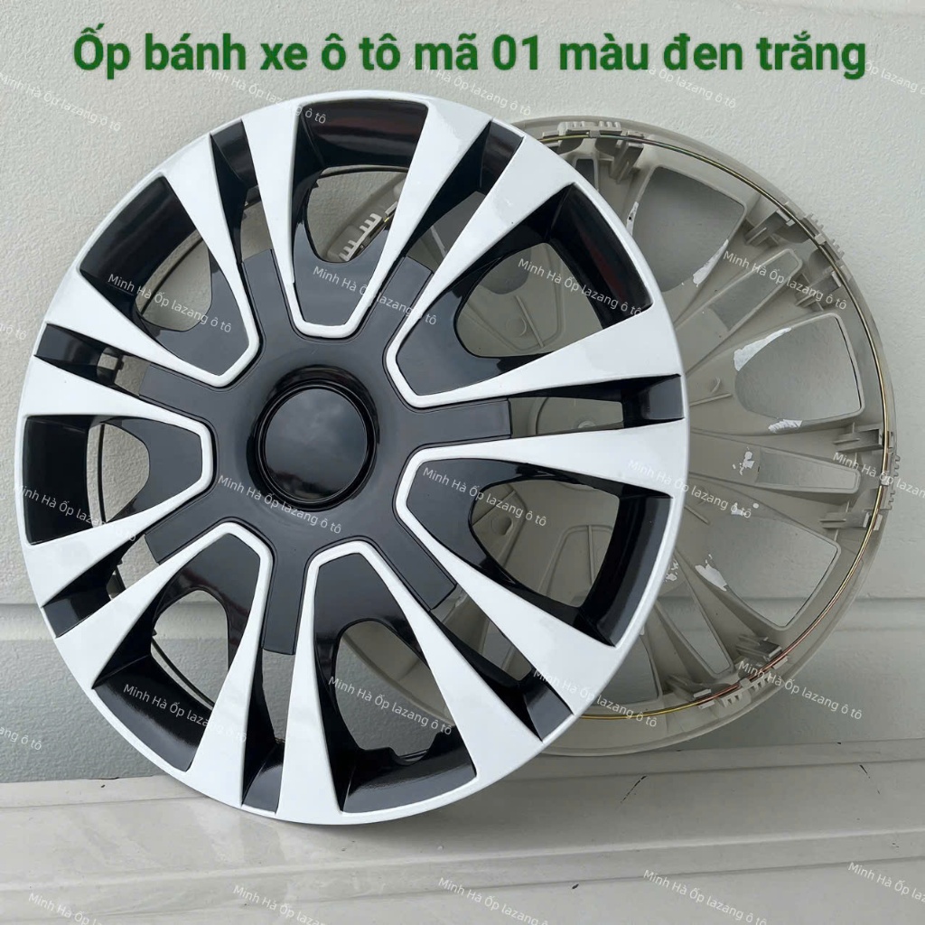Ốp chụp lazang xe ô tô mâm sắt có thông số lốp R13 mẫu thể thao bền đẹp bảo vệ mâm xe chống xước