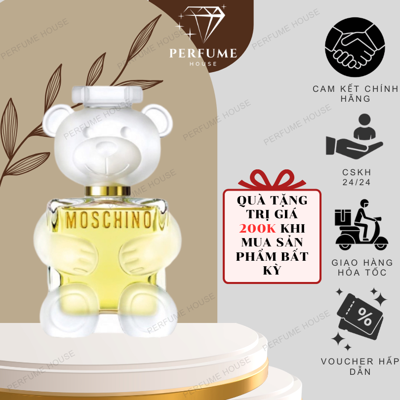 [𝐇𝐎𝐓] Nước Hoa Nữ Chính Hãng Moschino Toy 2 Full Box 100ml Mùi Hương Gợi Cảm.