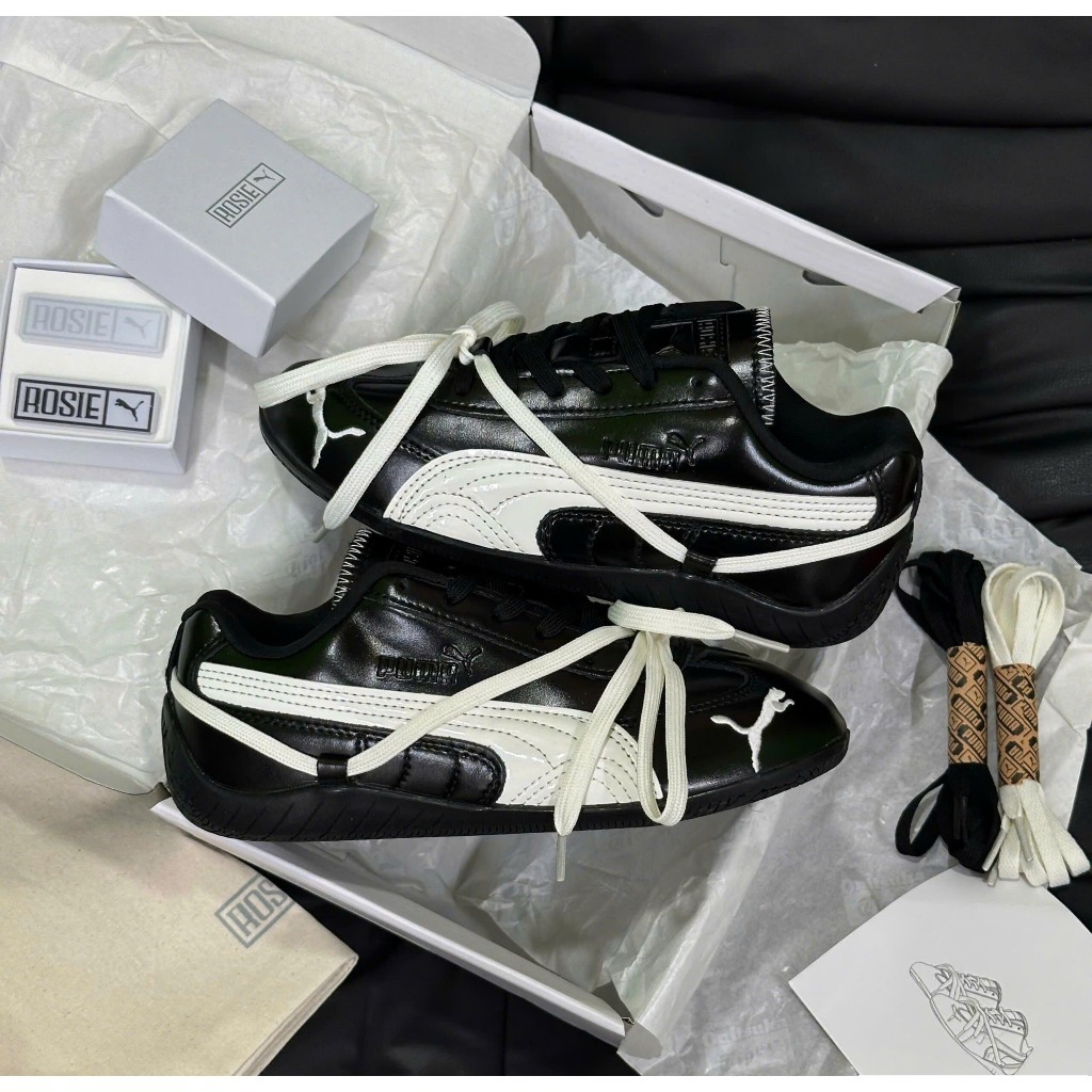 Giày Sneaker Pam Speed Cat | Giày Pam Speedcat Rose Leather Ros 2 Màu Siêu Hottrend