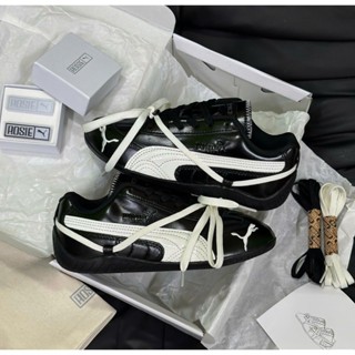 Giày Sneaker Pam Speed Cat | Giày Pam Speedcat Rose Leather Ros 2 Màu Siêu Hottrend