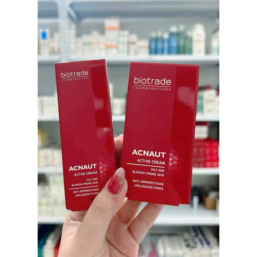 Kem chấm Mụn Biotrade Acnaut Active Cream giảm đỏ, mờ thâm  Biotrade