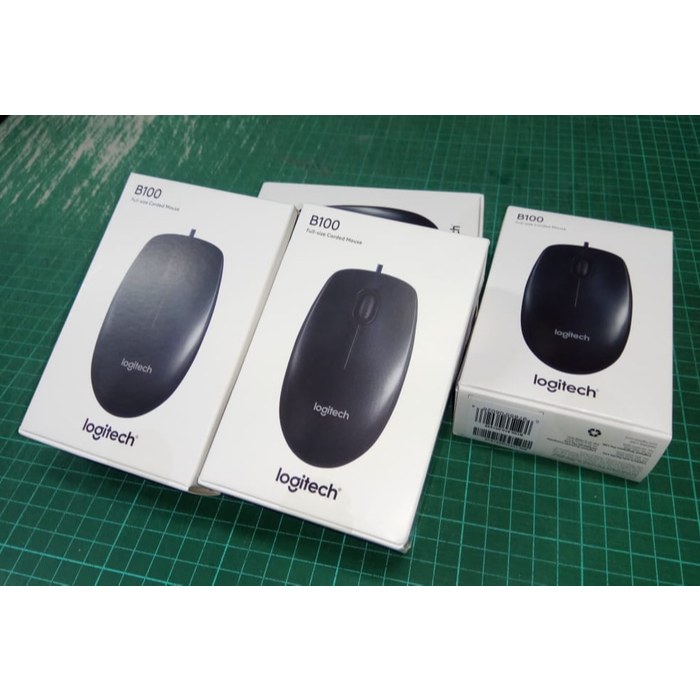CHUỘT DÂY MÁY TÍNH LOGITECH B100 HÀNG CHÍNH HÃNG