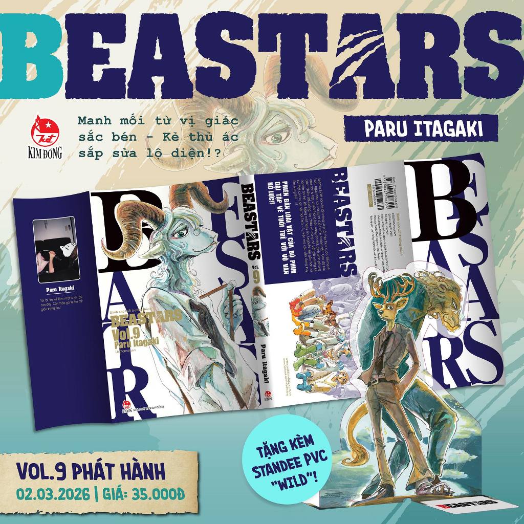 Truyện tranh BEASTARS lẻ tập (1 -> 11) - Chang Book