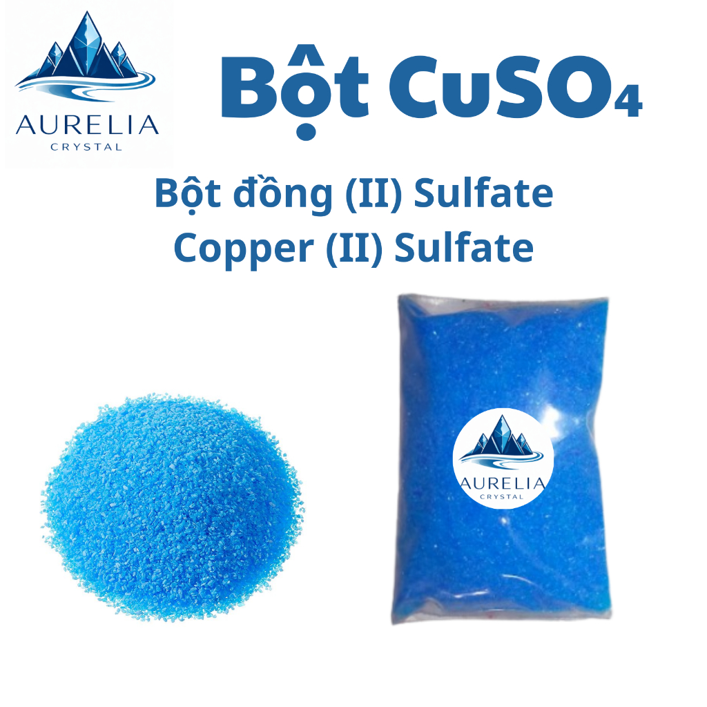 Bột CuSO4 | Bột Copper Sulfate | Bột nuôi tinh thể tại nhà