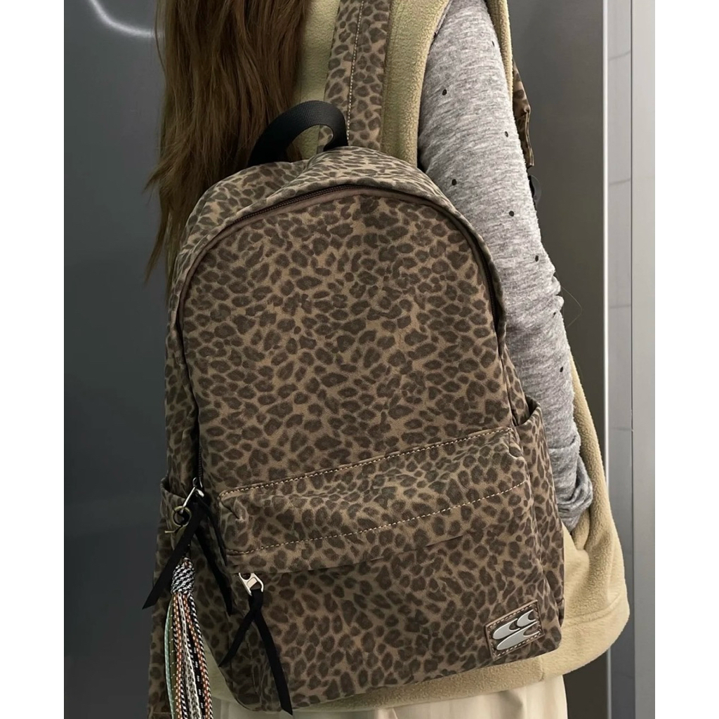 (Hoả Tốc) - Balo Backpack Leopard Crying Center