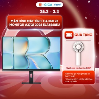 Màn hình máy tính Xiaomi 2K Monitor A27Qi 2026 ELA6568EU 27 inch - Góc nhìn rộng 178° - Tần số quét 120Hz