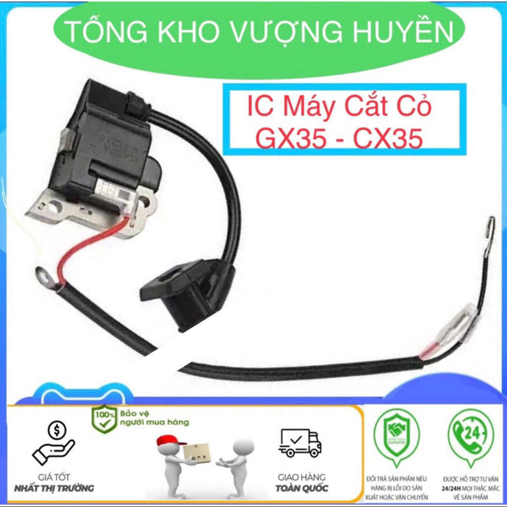 IC máy cắt cỏ GX35, CX35 Cao áp, cuộn điện máy cắt cỏ 4 thì